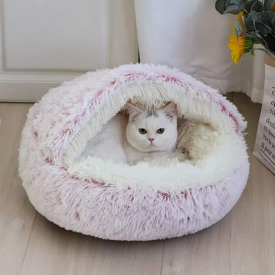 Pet Cave – 2-in-1 Bed for Cats & Small Dogs Ca